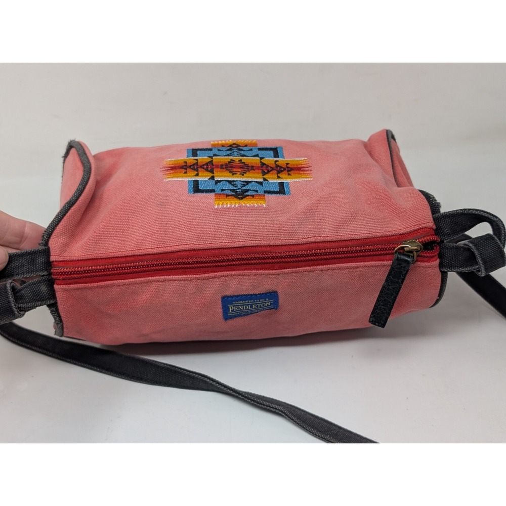 Pendleton Travel Dopp Toiletry Travel Makeup Bag Aztec Southwestern Colorful VTG - Picture 4 of 13